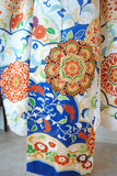 No.115 白綸子アールデコ宝相華文様刺繍振袖