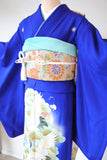 No.61 松に鶴文様錦紗縮緬振袖