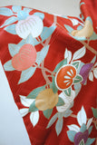 No.50 橘尽くし刺繍綸子振袖