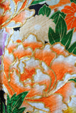 No.279 牡丹花々に絞り染め分け振袖