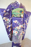 No.46 菊花々に垣根文様刺繍振袖
