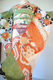 No.278 扇面に唐草菊文刺繍金通し振袖