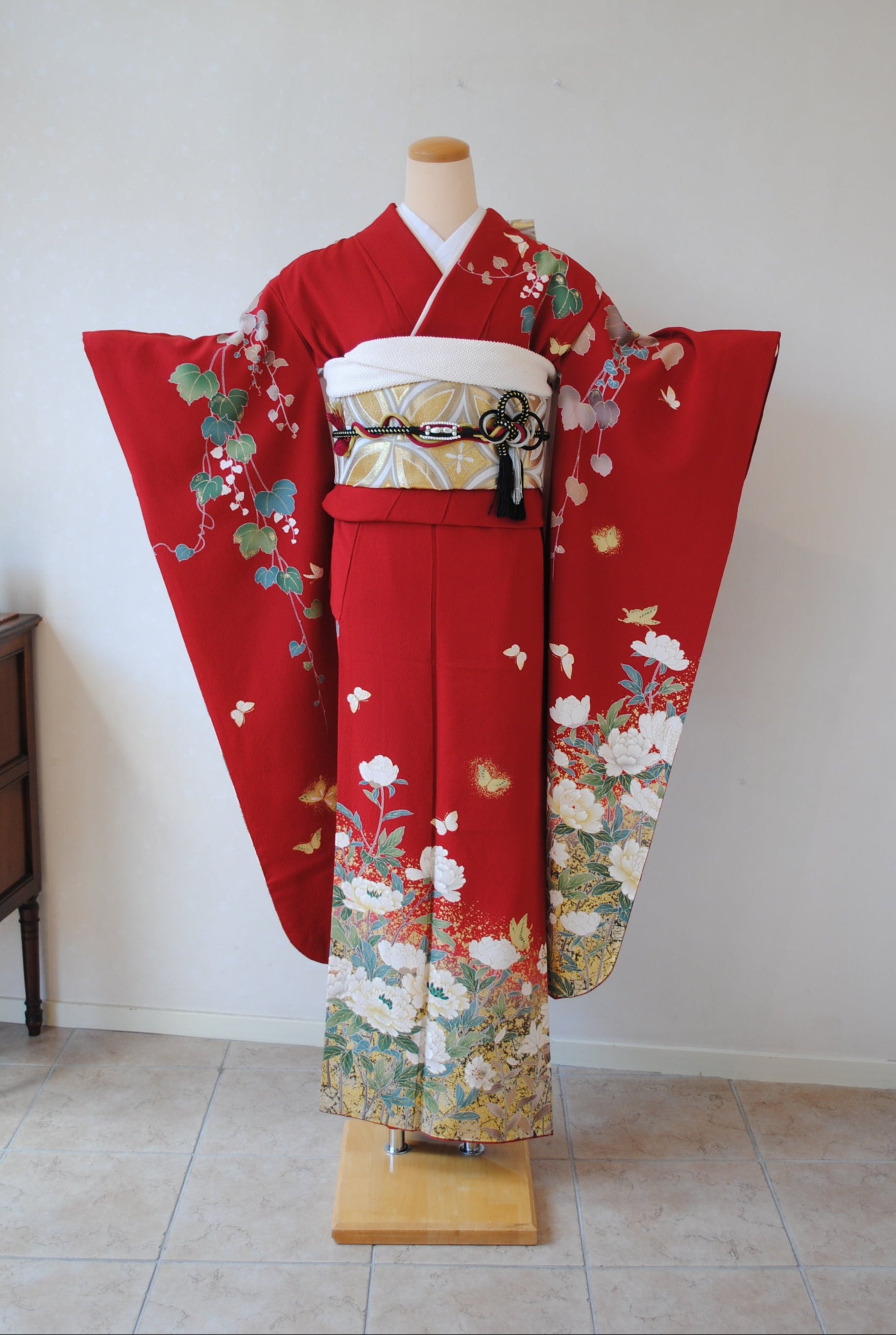 柳に燕空色の名古屋帯 30,000円(税込)帯23-04-09ご売約済