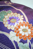 No.46 菊花々に垣根文様刺繍振袖