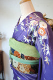No.46 菊花々に垣根文様刺繍振袖