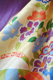 No.266 吉祥花々に雲取り文様刺繍振袖