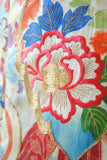 No.266 吉祥花々に雲取り文様刺繍振袖