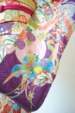 No.266 吉祥花々に雲取り文様刺繍振袖