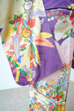 No.266 吉祥花々に雲取り文様刺繍振袖