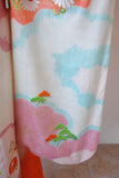 No.272 彩色雲取り総絞り菊刺繍振袖