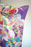 No.266 吉祥花々に雲取り文様刺繍振袖