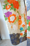No.276 雲取りに菊牡丹文様刺繍振袖