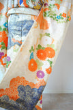 No.276 雲取りに菊牡丹文様刺繍振袖