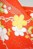 No.108 御所解文様刺繍縮緬赤振袖