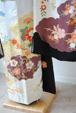 No.271 吉澤織物　吉祥雲取文様四季の花々刺繍振袖