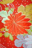 No.108 御所解文様刺繍縮緬赤振袖