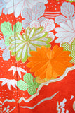 No.108 御所解文様刺繍縮緬赤振袖
