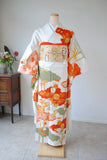 No.29 梅菊に雲取り竹文様刺繍振袖