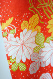 No.108 御所解文様刺繍縮緬赤振袖