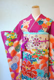 No.253 牡丹百花文様刺繡振袖