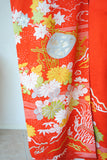 No.108 御所解文様刺繍縮緬赤振袖