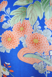 No.229 【特選】群青色錦紗地百花繚乱刺繍振袖　一式