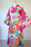 No.253 牡丹百花文様刺繡振袖