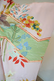 No.251 南天に松皮菱取り文様刺繍振袖