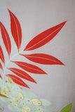 No.251 南天に松皮菱取り文様刺繍振袖