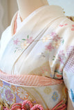 No.117 風景文様染め分けぼかし振袖