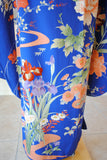 No.229 【特選】群青色錦紗地百花繚乱刺繍振袖　一式