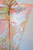 No.159 金彩菊に槍梅文様刺繍振袖