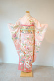 No.54 宝相華に鳥文様ぼかし振袖