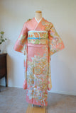 No.159 金彩菊に槍梅文様刺繍振袖