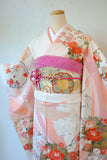No.152 花丸文に束ね熨斗文様振袖