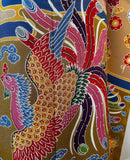 No.6　牡丹鳳凰文様紅型縮緬振袖