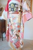 No.179 菊に葵疋田吉祥文様振袖