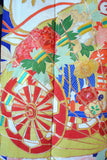 No.161 橘檜扇文様刺繍振袖